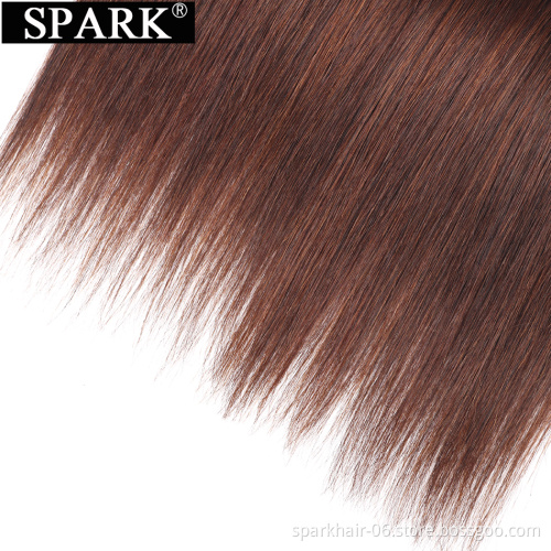 SPARK Brazilian Hair Straight Bundles 10A Grade 100% Unprocessed Virgin Straight Human Hair 3 Bundles Weave Extensions #4